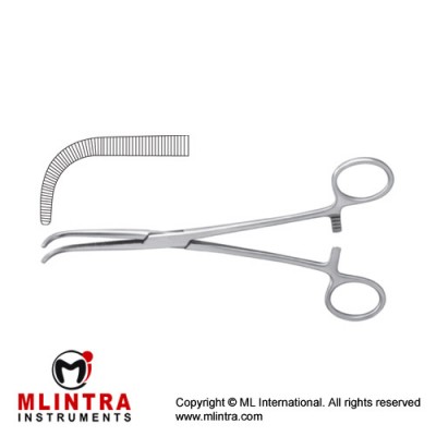 O'Shaugnessy Dissecting and Ligature Forcep Curved Stainless Steel, 23 cm - 9"